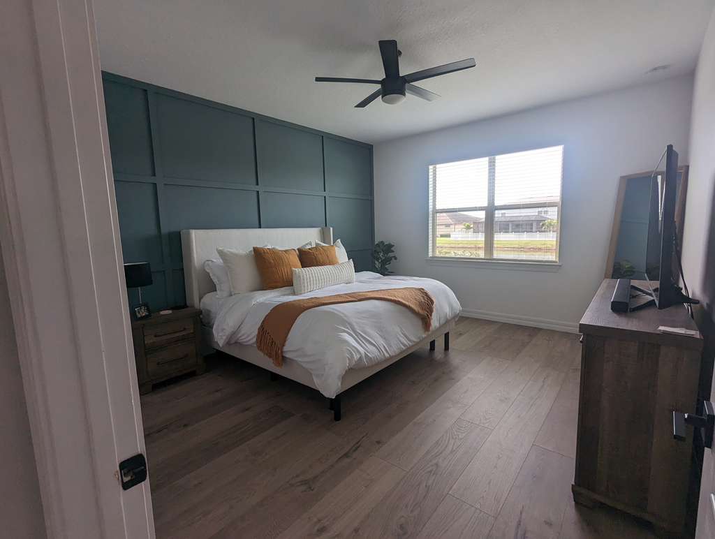 Completed room flooring renovation